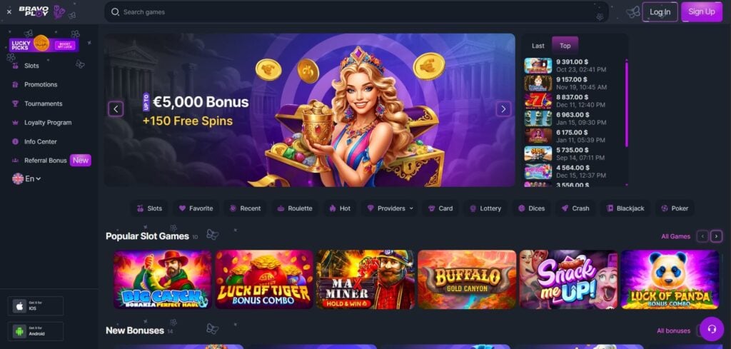 BravoPlay Online Casino