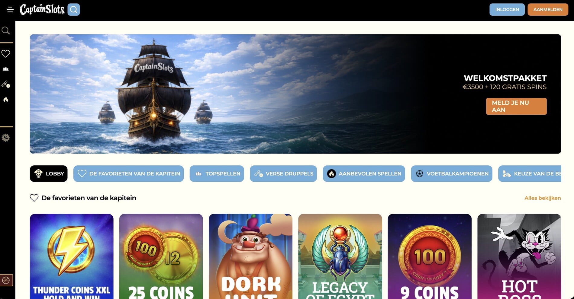 Captain Slots Online Casino