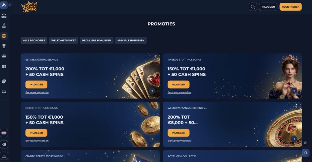 CrownJewelz Casino Bonus
