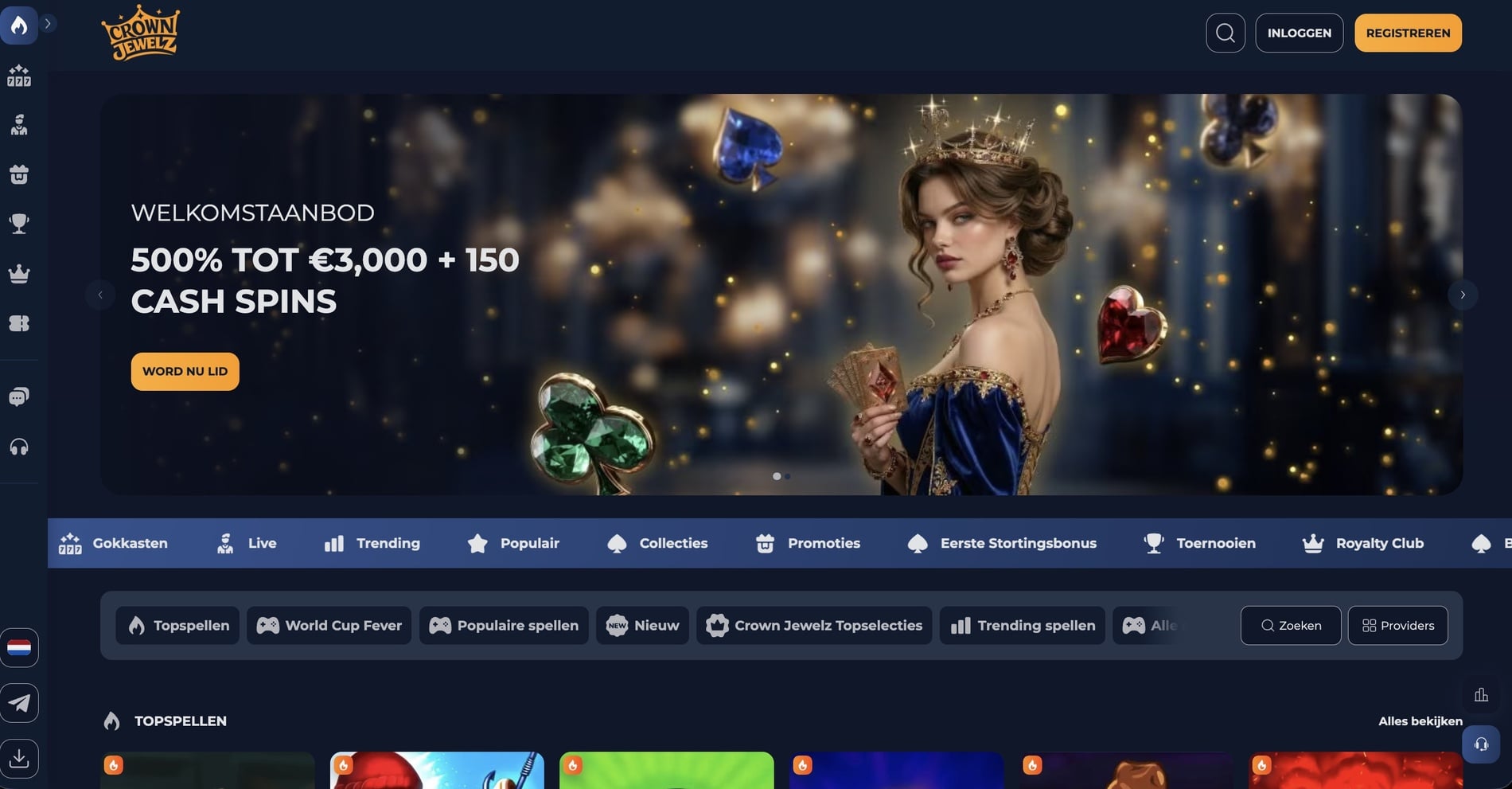 CrownJewelz Online Casino