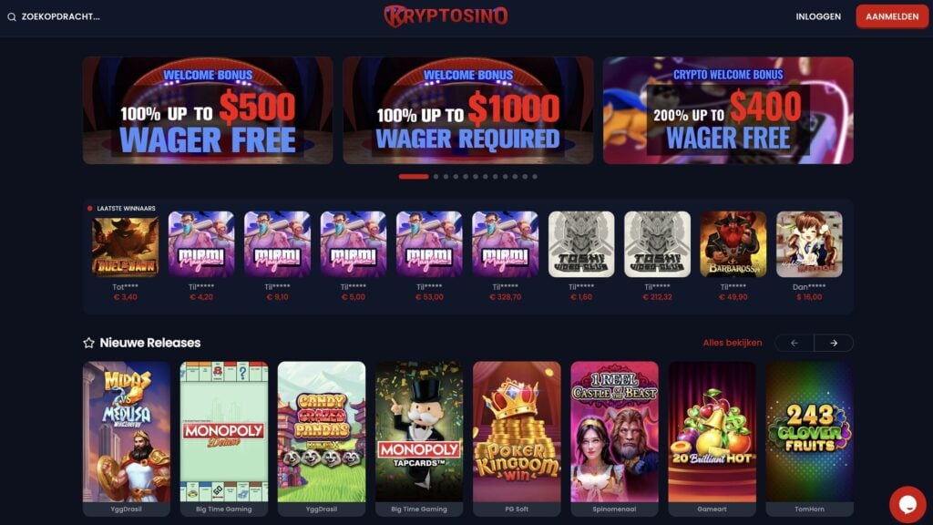Kryptosino Online Casino