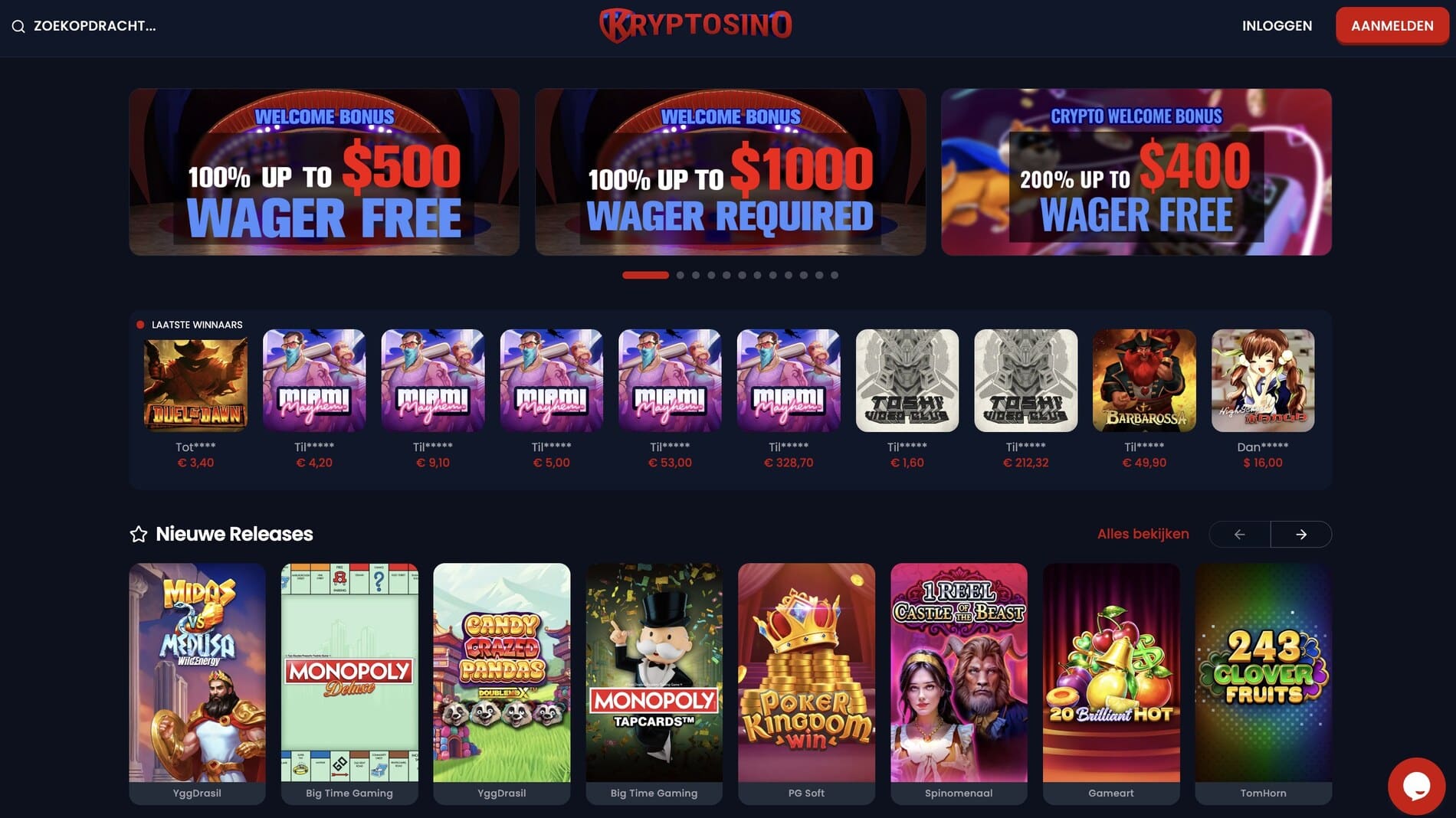 Kryptosino Online Casino