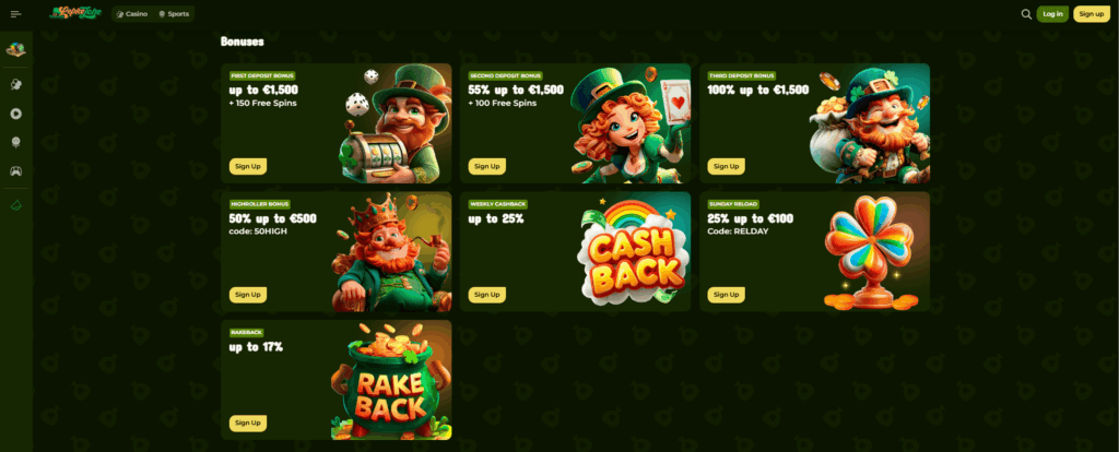 LepreZone Casino Bonus