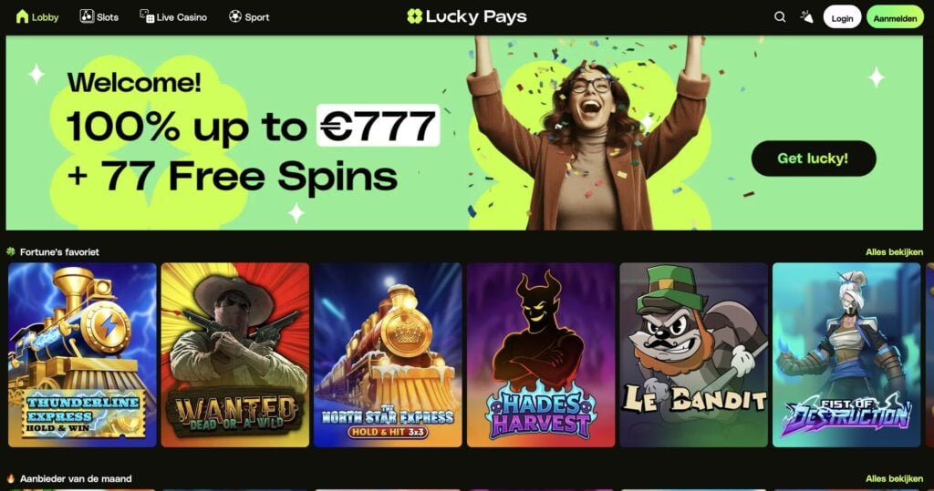 Lucky Pays Online Casino