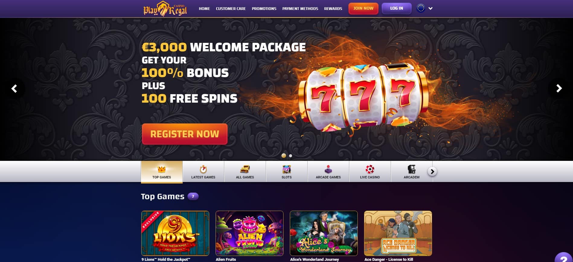 Play Regal Online Casino