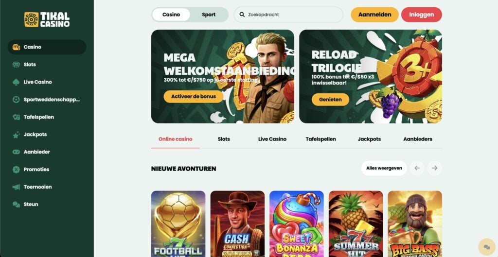 Tikal Online Casino