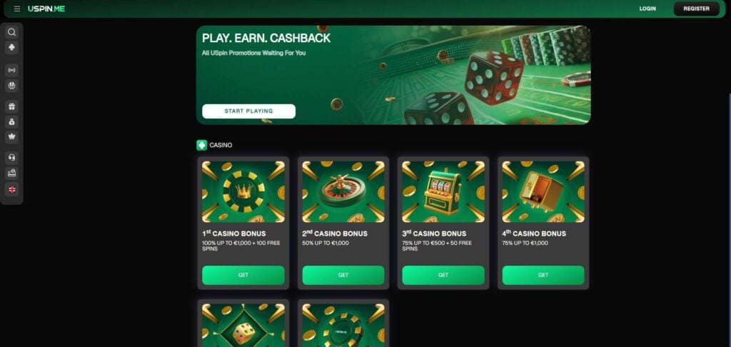 USpin.Me Casino Bonus
