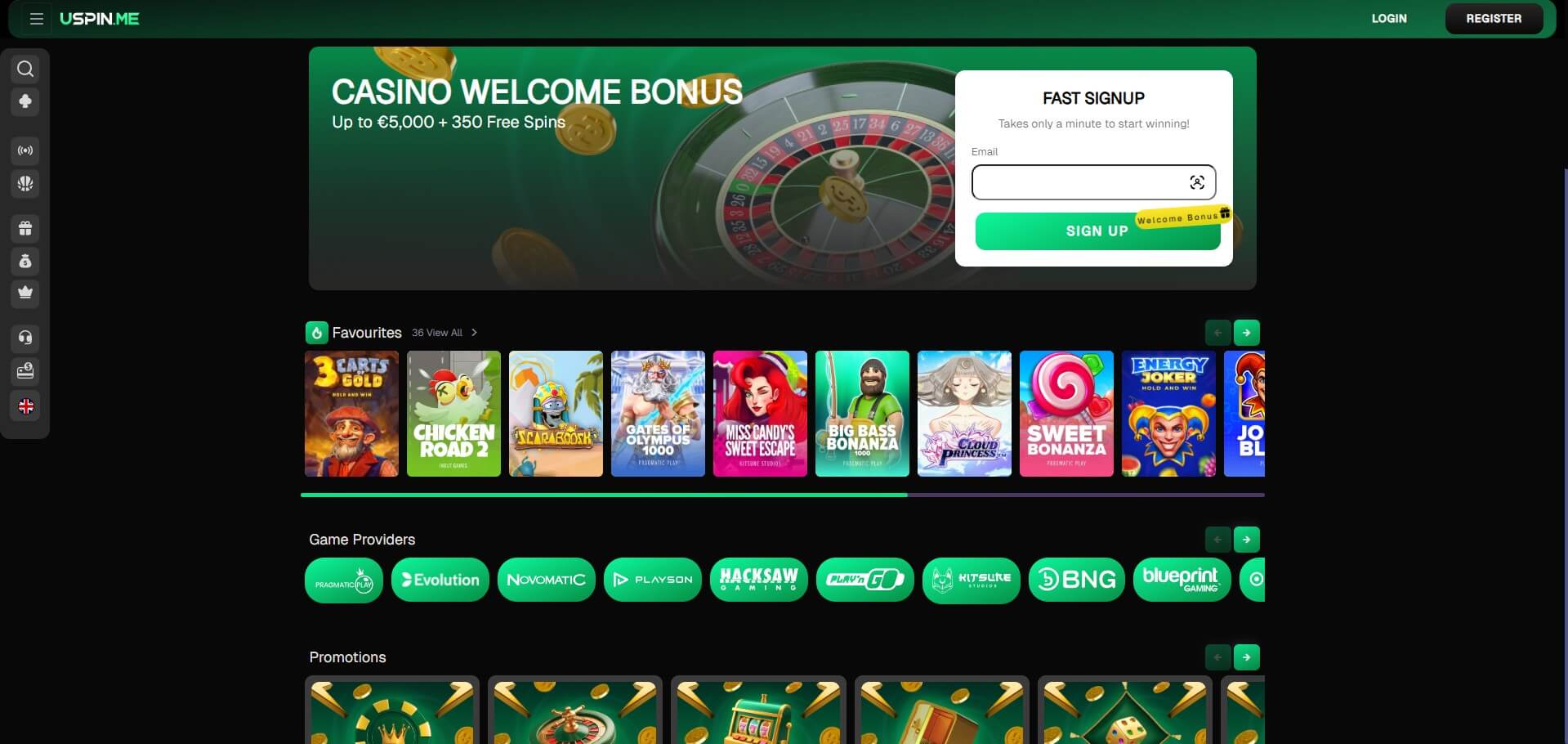 USpin.Me Online Casino