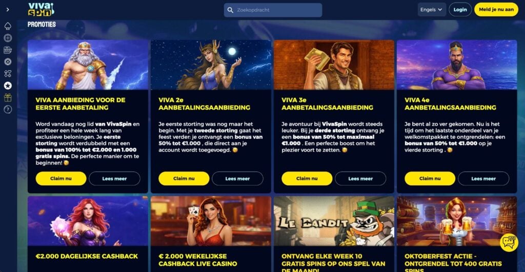 Vivaspin Casino Bonus
